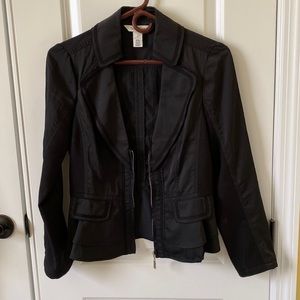 WHBM poly blend jacket. Size 0.